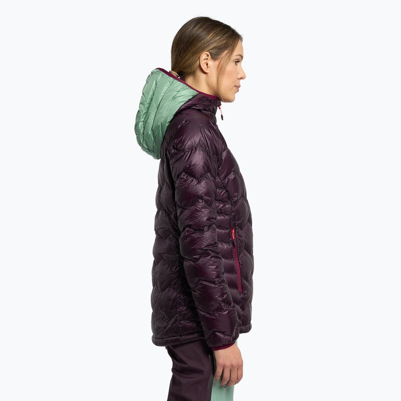 Jack Wolfskin jacheta de schi Alpspitze Down Hoody pentru femei mov 1206791_2042 3