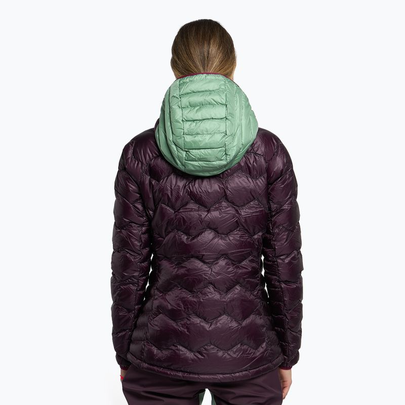 Jack Wolfskin jacheta de schi Alpspitze Down Hoody pentru femei mov 1206791_2042 4