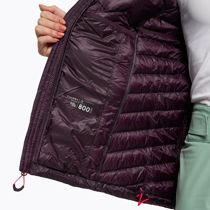 Jack Wolfskin jacheta de schi Alpspitze Down Hoody pentru femei mov 1206791_2042 7