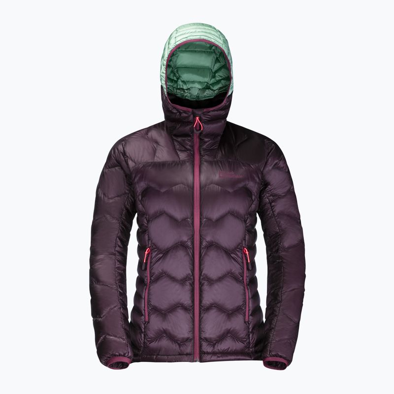 Jack Wolfskin jacheta de schi Alpspitze Down Hoody pentru femei mov 1206791_2042 10