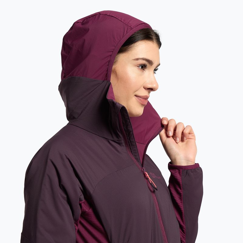 Jack Wolfskin jachetă de schi pentru femei Alpspitze Ins Hoody mov 1206801_2042 5