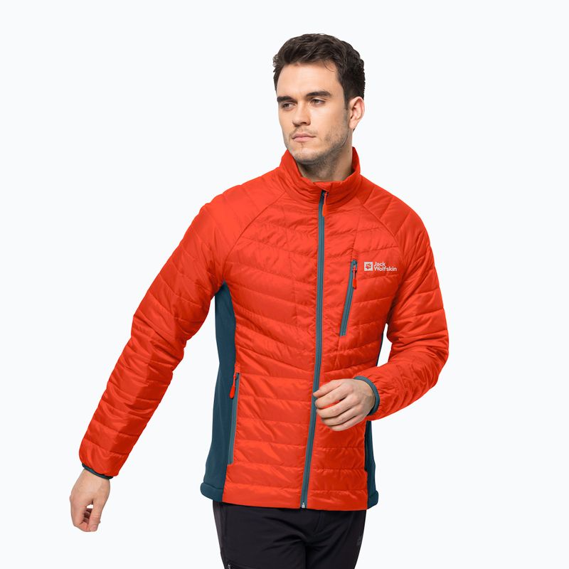 Jack Wolfskin jachetă de puf pentru bărbați Routeburn Pro Ins roșu 1206861_3017