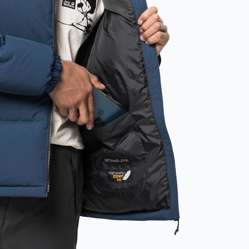 Jack Wolfskin jachetă de puf pentru bărbați Alex Down albastru marin 1206911_1383_004 5