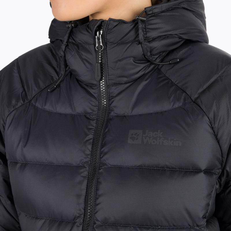 Jack Wolfskin jachetă de femei Nebelhorn Down Hoody negru 1207091_6000 6