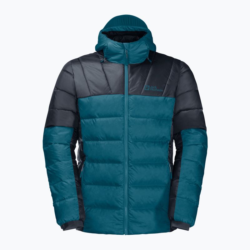 Jack Wolfskin jachetă de bărbați Nebelhorn Down Hoody albastru 1207141_4133 6