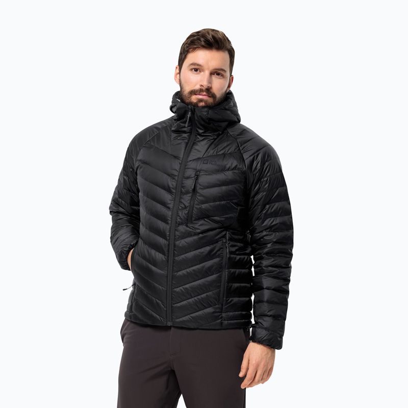 Jack Wolfskin Passamani Down Hoody jachetă cu glugă Phantom pentru bărbați