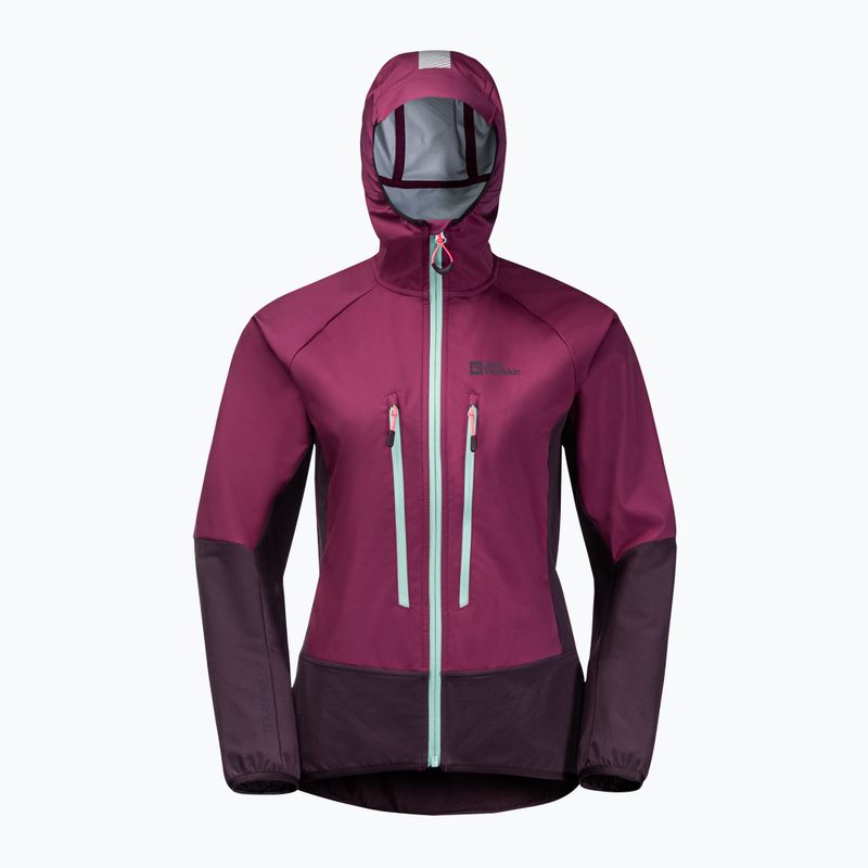 Jack Wolfskin Alpspitze Hoody jachetă de schi pentru femei mov 1307391_1014 10