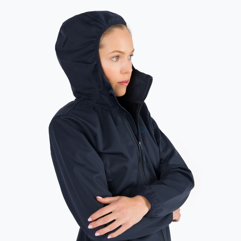 Jack Wolfskin jachetă softshell pentru femei Windhain Hoody albastru marin 1307481_1010 7