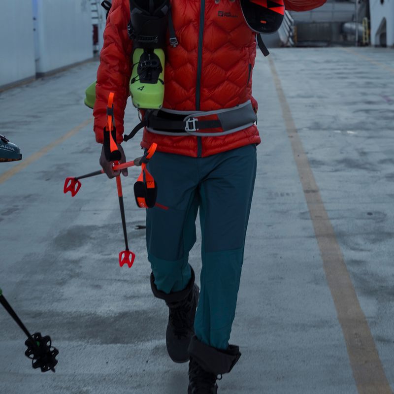 Pantaloni de schi Alpspitze albastru-verde pentru bărbați Jack Wolfskin 1507511 6
