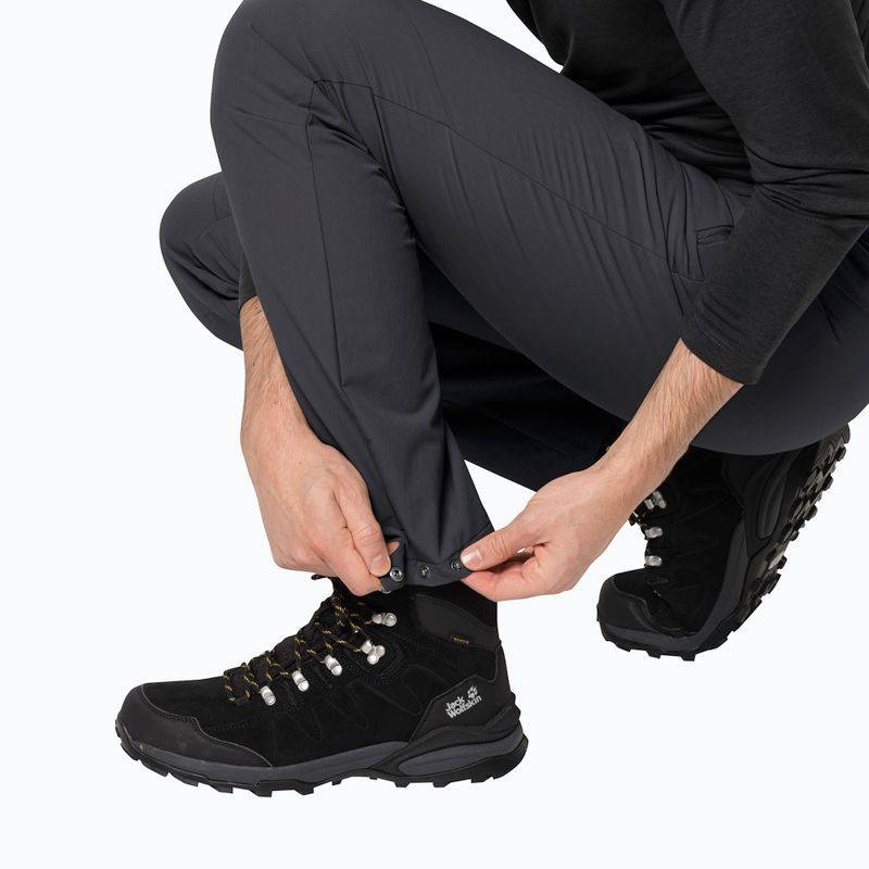 Jack Wolfskin pantaloni de trekking pentru bărbați Holdsteig negru 1507571 5