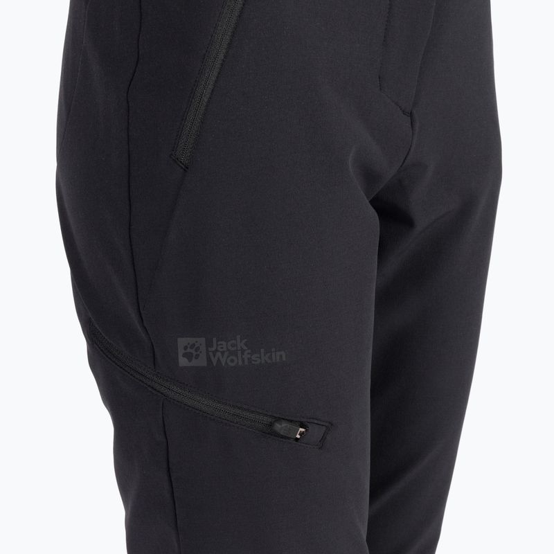 Jack Wolfskin pantaloni de trekking pentru femei Geigelstein negru 1507731 5