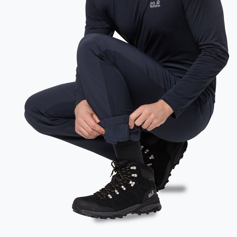 Pantaloni de trekking pentru bărbați Jack Wolfskin Stollberg night blue 4