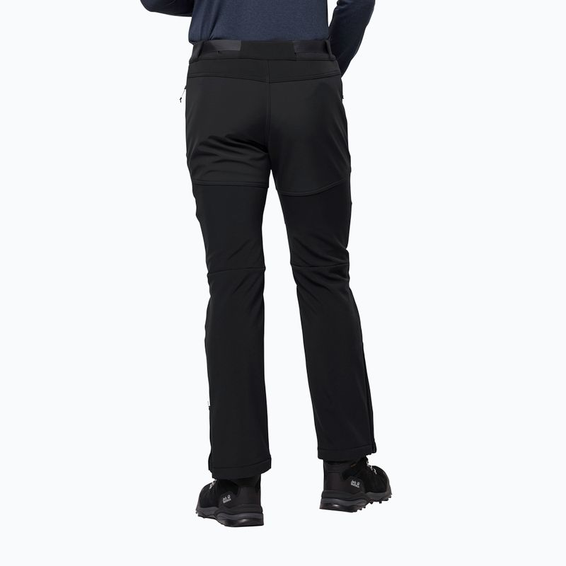 Jack Wolfskin pantaloni de trekking pentru bărbați Stollberg negru 1507821 2