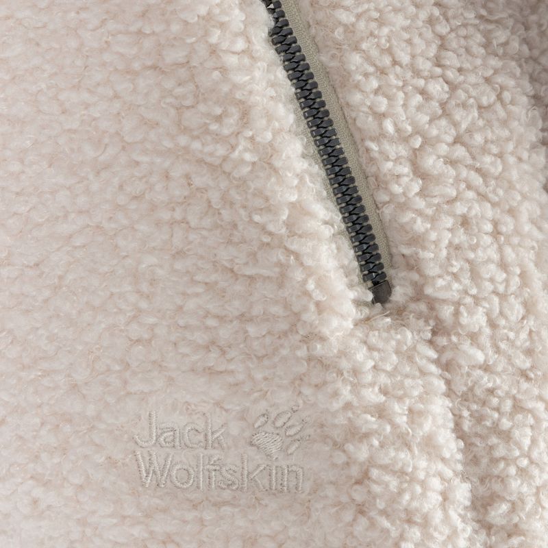 Jack Wolfskin bluză de femei High Cloud fleece sweatshirt alb 1708731 5