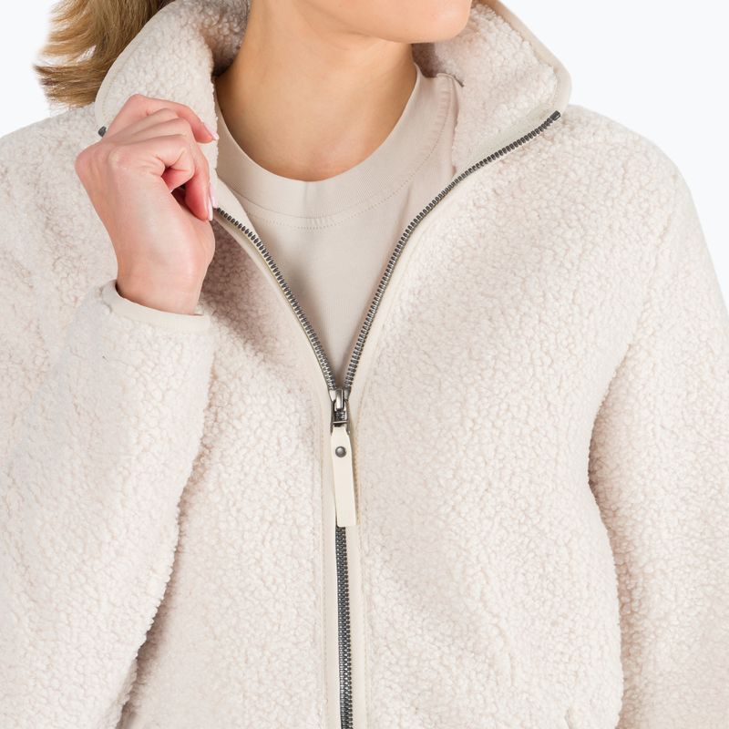 Jack Wolfskin bluză de femei High Cloud fleece sweatshirt alb 1708731 7