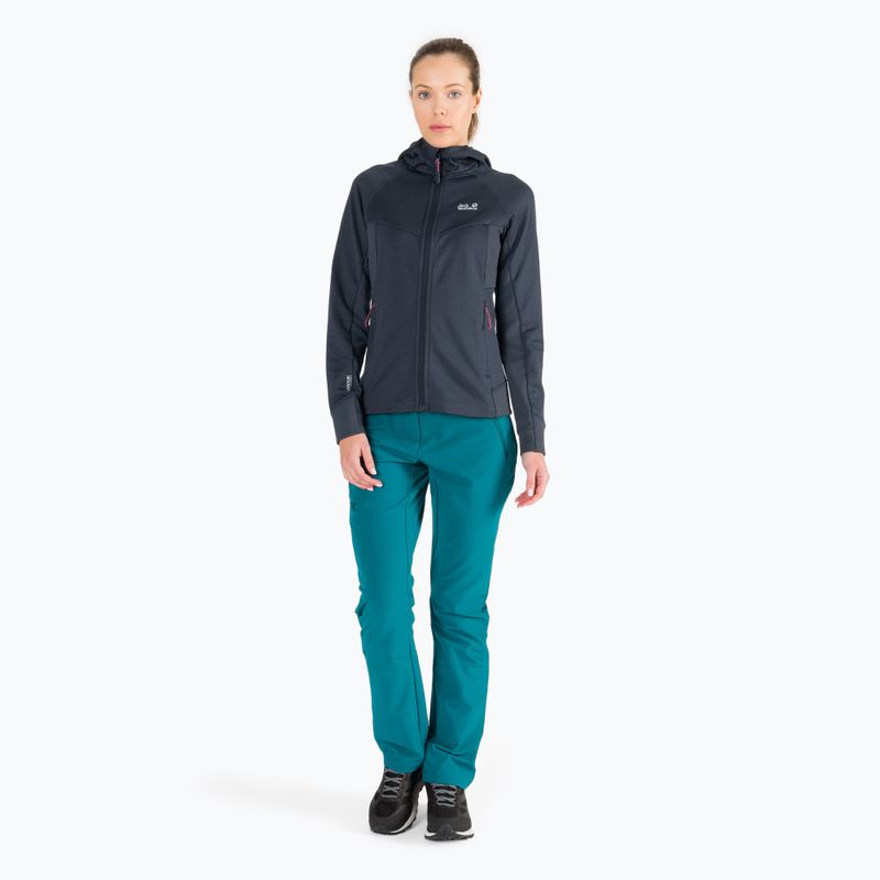 Pulover pentru femei Jack Wolfskin Hydro Grid Fleece gri 1709911 2