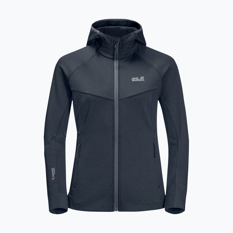 Pulover pentru femei Jack Wolfskin Hydro Grid Fleece gri 1709911 9