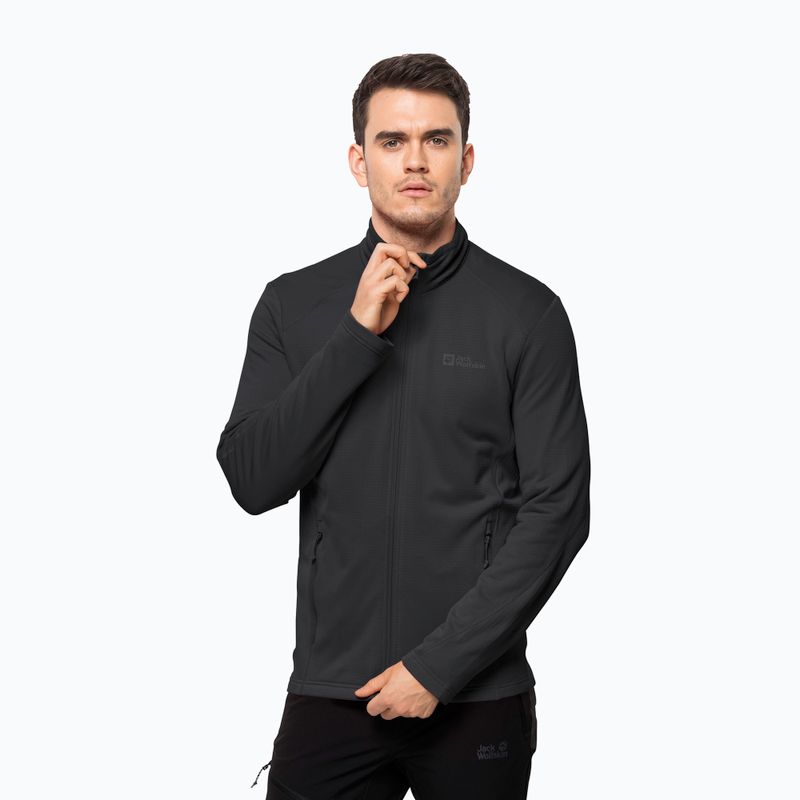 Jack Wolfskin bărbați Kolbenberg fleece sweatshirt negru 1710521
