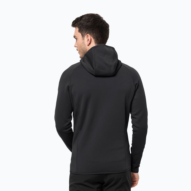 Jack Wolfskin bărbați Baiselberg fleece sweatshirt negru 1710541 2