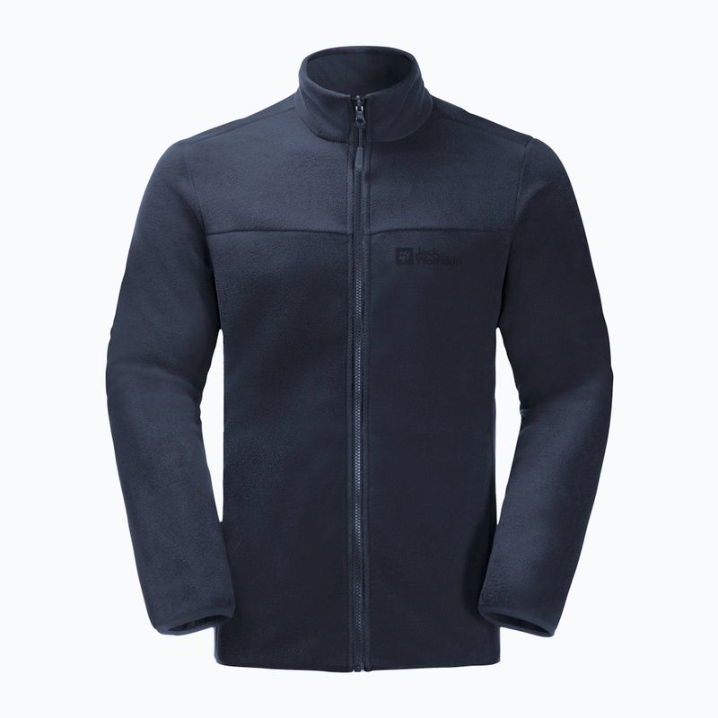Jack Wolfskin bluză de bărbați Beilstein fleece sweatshirt albastru marin 1710551 5