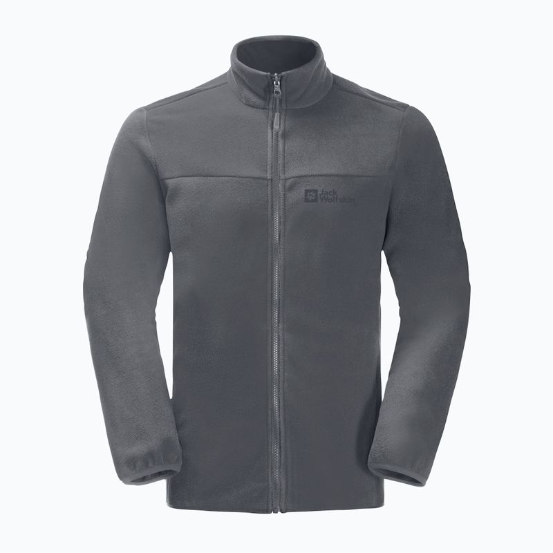 Jack Wolfskin bărbați Beilstein tricou fleece gri 1710551 4