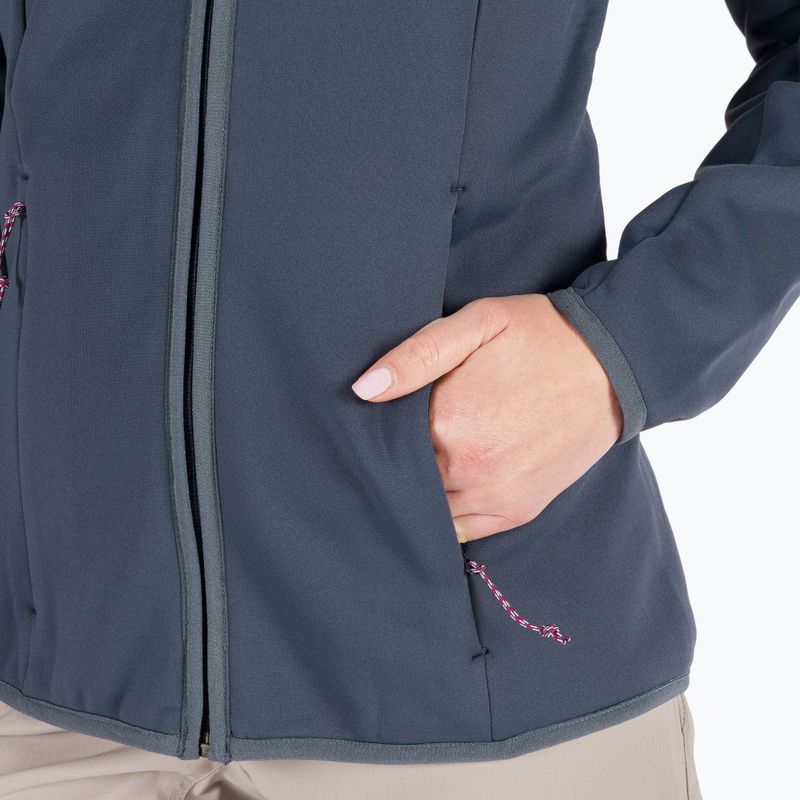 Jack Wolfskin bluză de trening fleece pentru femei Baiselberg gri 1710771 6
