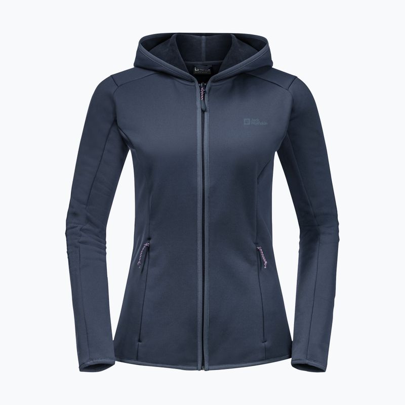 Jack Wolfskin bluză de trening fleece pentru femei Baiselberg gri 1710771 7