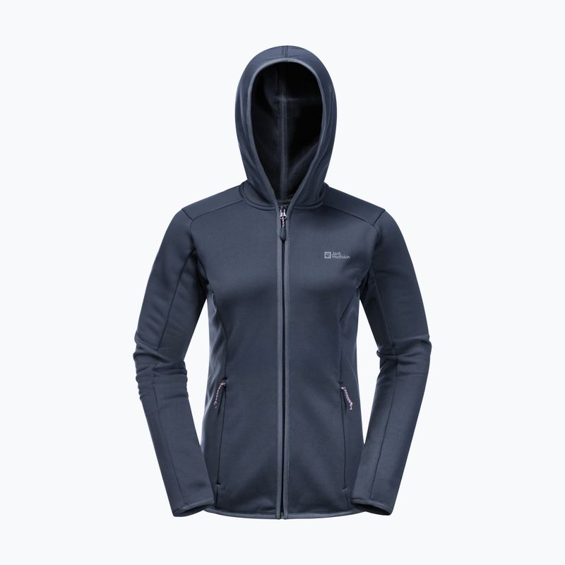 Jack Wolfskin bluză de trening fleece pentru femei Baiselberg gri 1710771 8