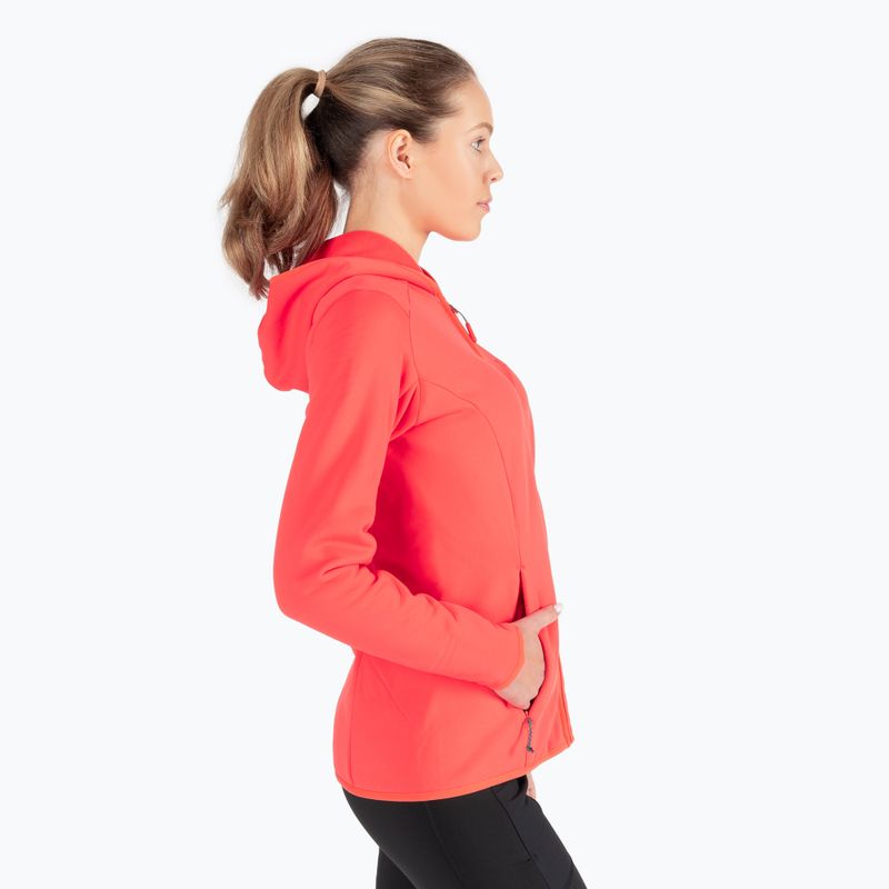 Jack Wolfskin bluză de trening fleece pentru femei Baiselberg portocaliu 1710771 3