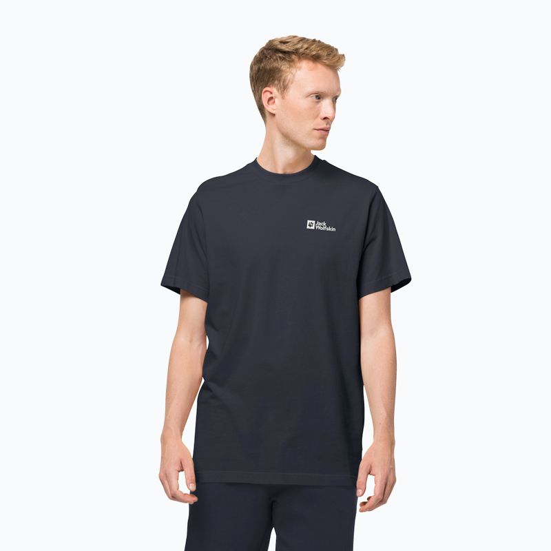 Tricou Jack Wolfskin Essential pentru bărbați albastru marin 1808382_1010