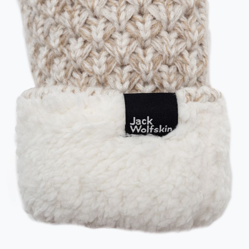 Jack Wolfskin mănuși de iarnă pentru femei Highloft Knit bej 1908001_5062_003 4