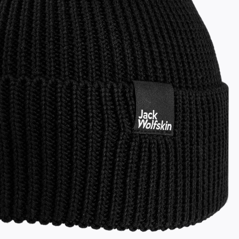 Jack Wolfskin Essential Beanie căciulă de iarnă negru 1910881 3