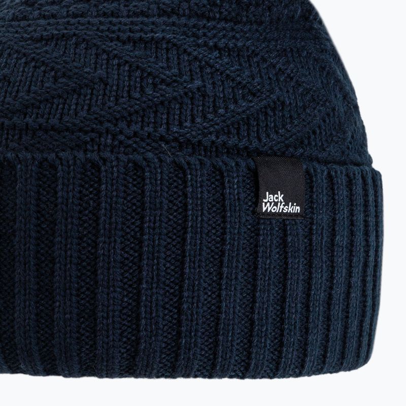 Căciulă de iarnă pentru femei Jack Wolfskin Lorelei Beanie albastru marin 1910901 3