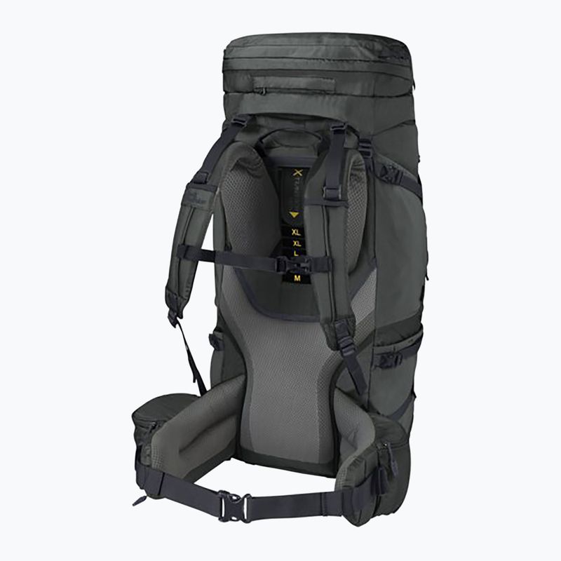 Rucsac de trekking pentru bărbați  Jack Wolfskin Denali 75+10 l slate green 2