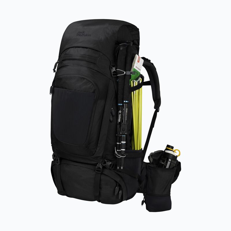 Rucsac de trekking pentru bărbați  Jack Wolfskin Denali 65+10 l black 4