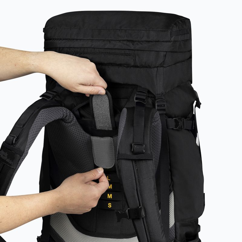 Rucsac de trekking pentru bărbați  Jack Wolfskin Denali 65+10 l black 10