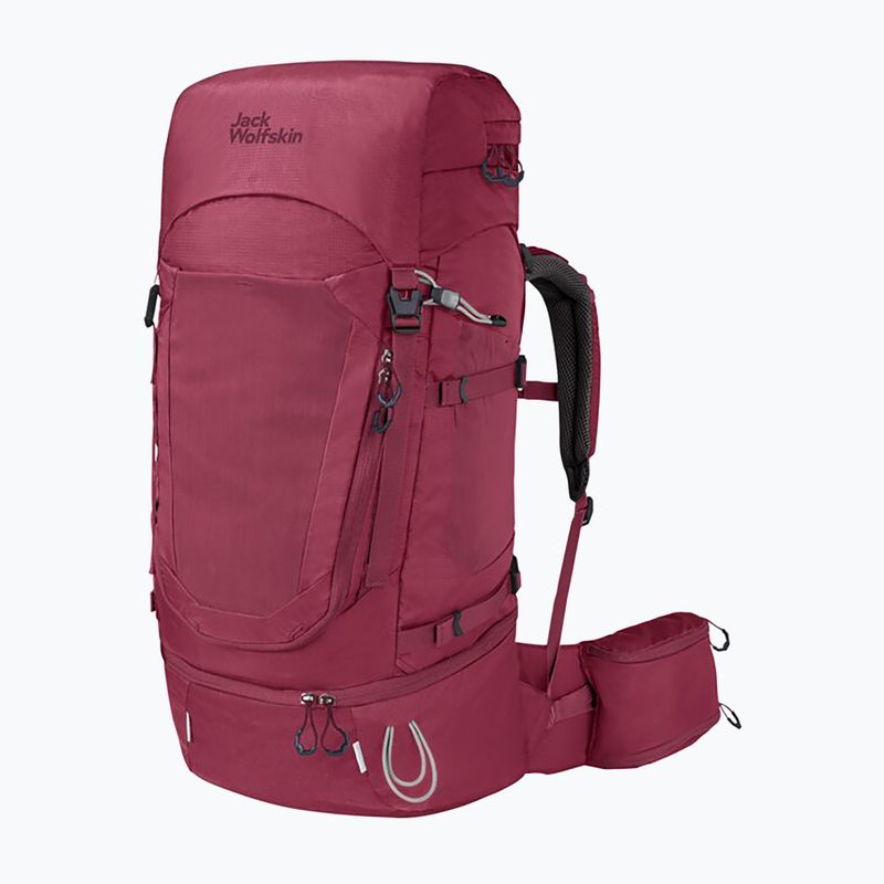 Jack Wolfskin rucsac de trekking pentru femei Highland Trail 50+5 burgundy 2010111