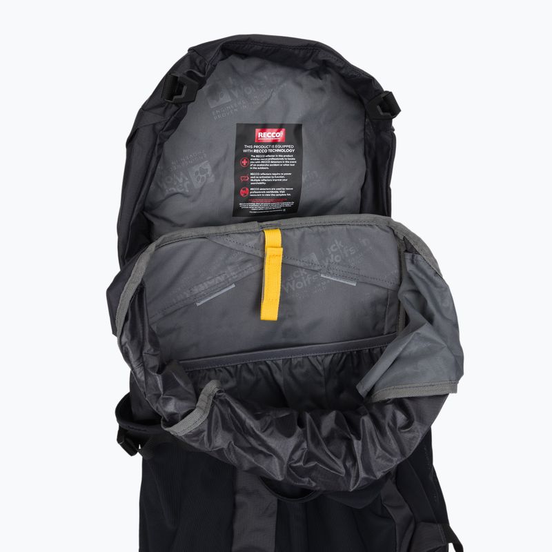Rucsac de trekking Jack Wolfskin Wolftrail 34 Recco negru 2010141 4