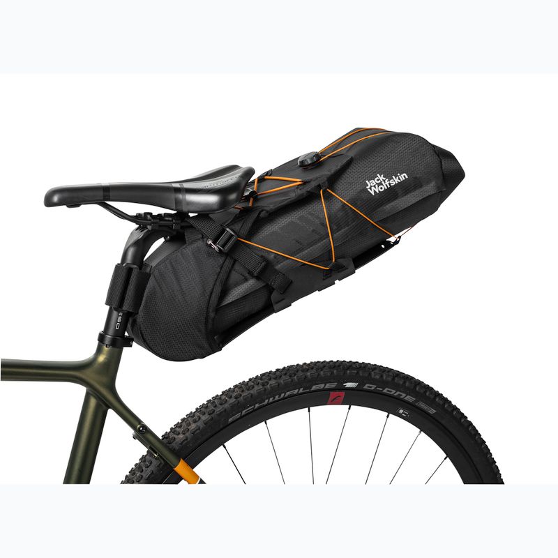 Gentă de bicicletă Jack Wolfskin Morobbia Seat Bag 14 l flash black 4