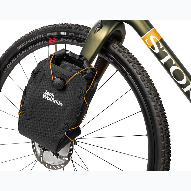Gentă de bicicletă Jack Wolfskin Morobbia Fork Bag 7 l flash black 2