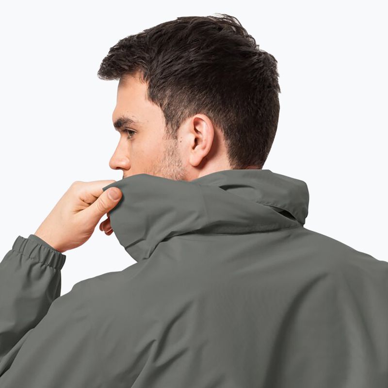 Jack Wolfskin jachetă de ploaie Stormy Point 2L pentru bărbați, verde 1111142 4