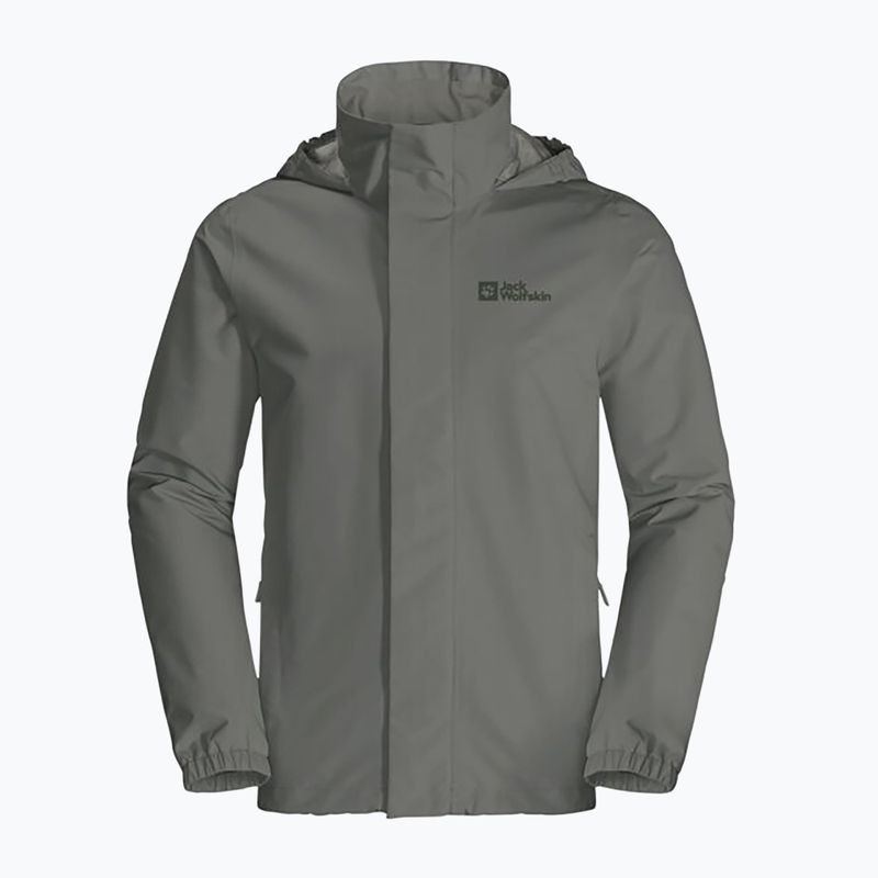 Jack Wolfskin jachetă de ploaie Stormy Point 2L pentru bărbați, verde 1111142 9