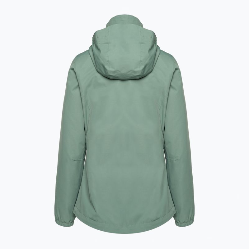Jack Wolfskin jachetă de ploaie Stormy Point 2L pentru femei, verde 1111202 7