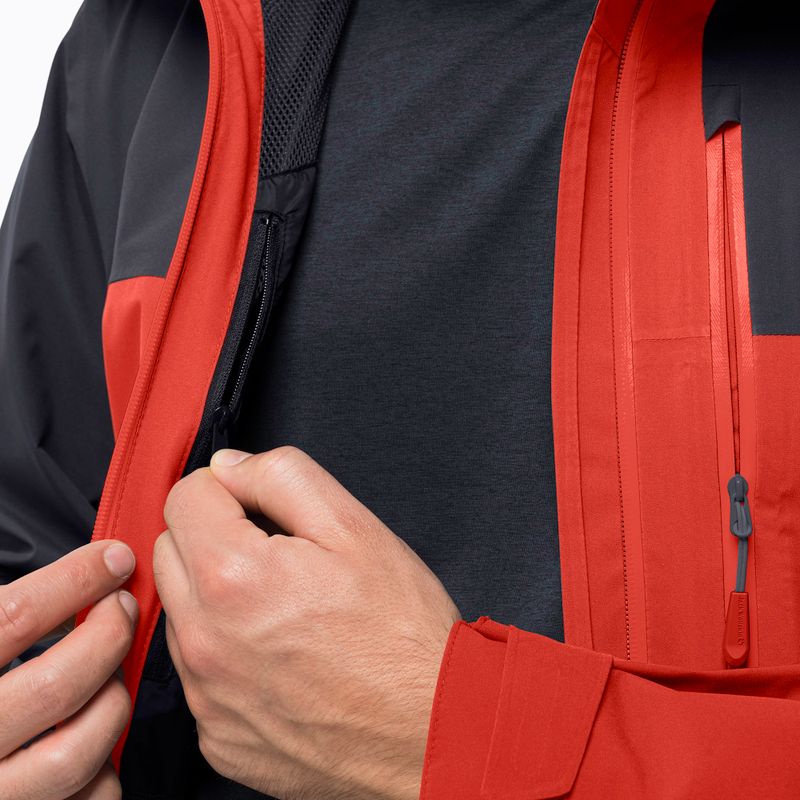 Jack Wolfskin Go Hike jachetă de ploaie pentru bărbați Go Hike roșu 1114051 4