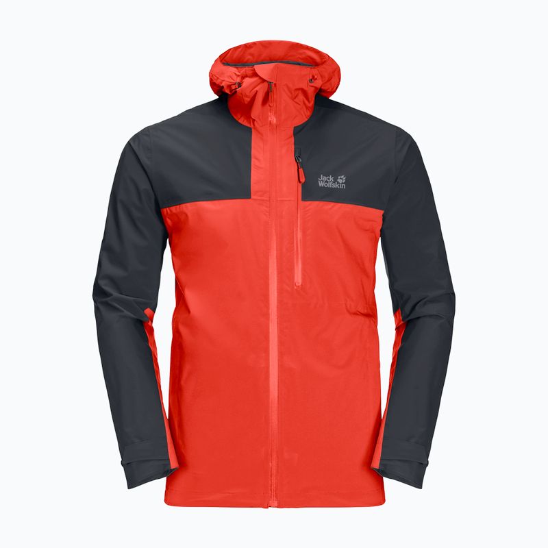 Jack Wolfskin Go Hike jachetă de ploaie pentru bărbați Go Hike roșu 1114051 7