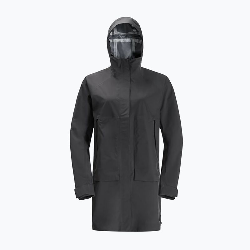 Jack Wolfskin jachetă de ploaie pentru femei Goldgewann Parka negru 1115731_6350_002 7