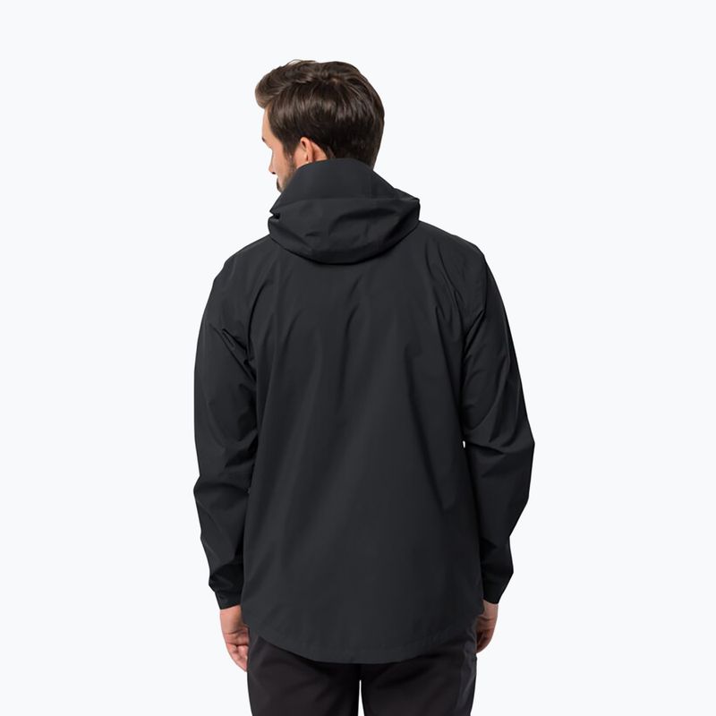 Jack Wolfskin jachetă de ploaie pentru bărbați Elsberg 2.5L negru 1115881_6000_003 2