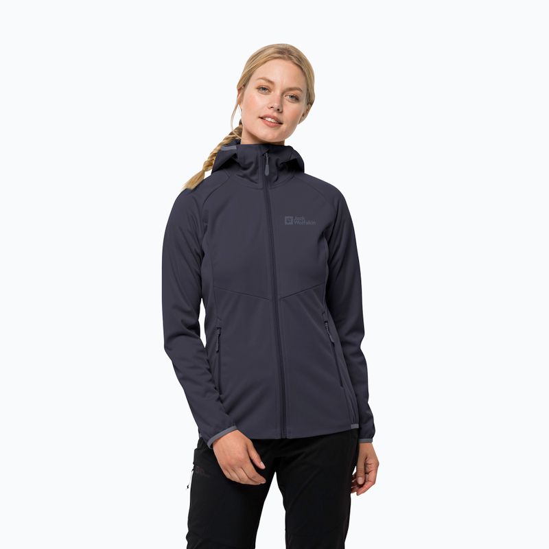 Jack Wolfskin jachetă Go Hike Softshell pentru femei, gri 1306862