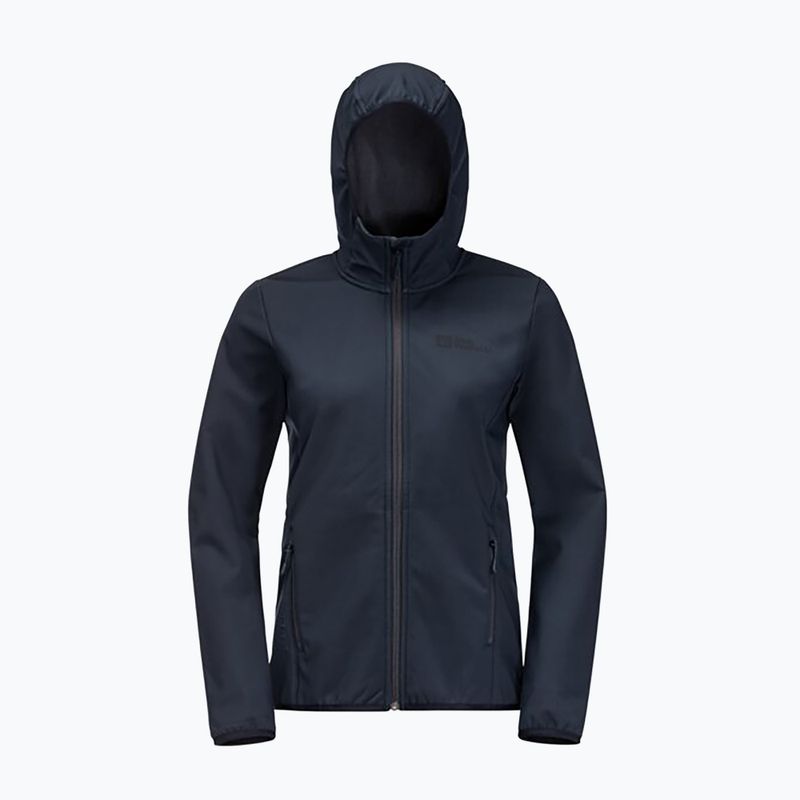 Jachetă softshell pentru femei Jack Wolfskin Bornberg Hoody albastru marin 1307691 8