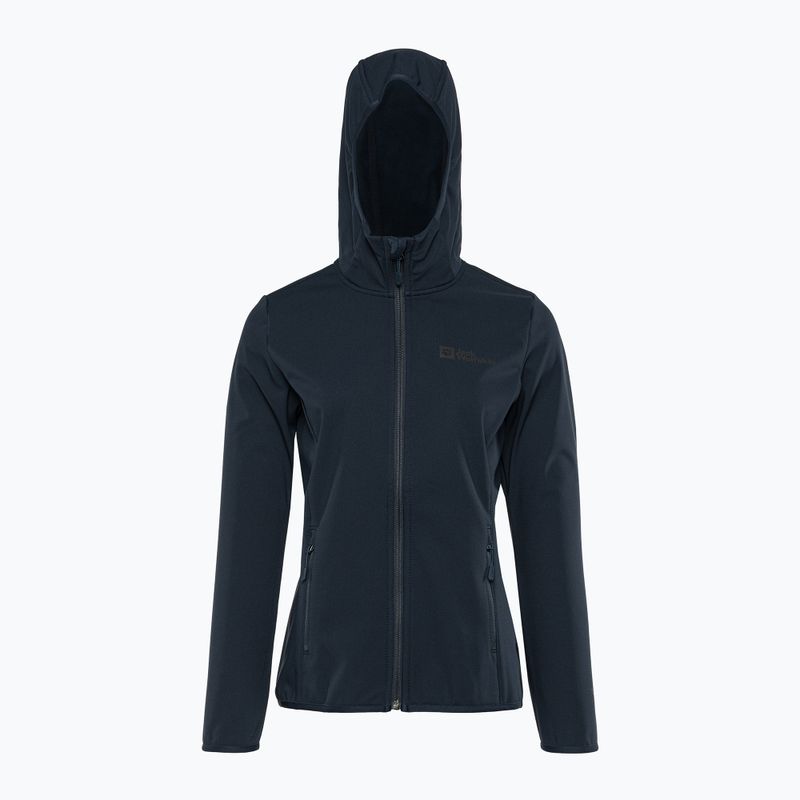 Jachetă softshell pentru femei Jack Wolfskin Bornberg Hoody albastru marin 1307691 4